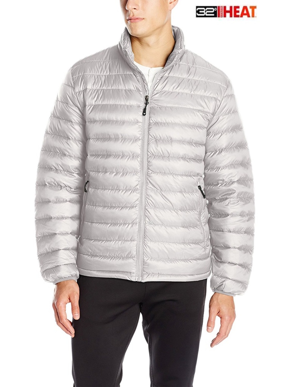 32 DEGREES MEN NWT  NANO LIGHT PACKABLE ULTRALIGHT DOWN ALUMINUM JACKET. SIZE L